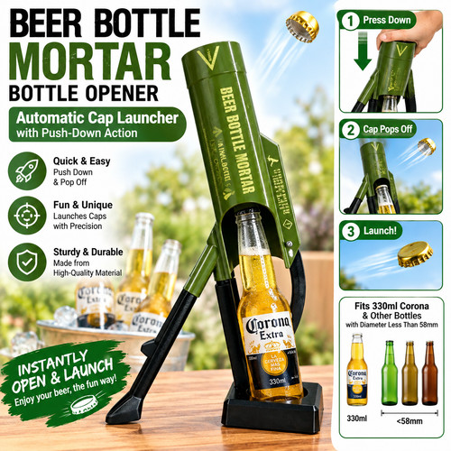 Beer bottle mortar - beer,