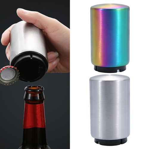 Stainless steel beer bottle - steel,