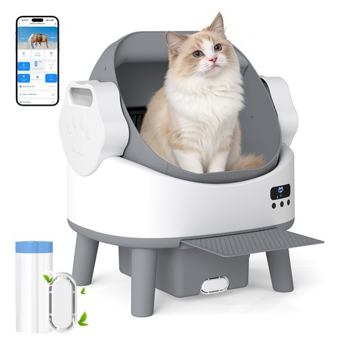 Automatic self cleaning - self-cleaning, cat