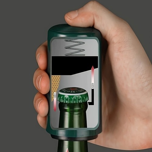 Magnetic automatic beer bottle - magnetic,