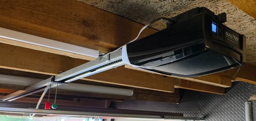 Auto over garage - garage, door